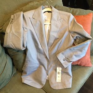 Vintage Anne Klein Silver Suit